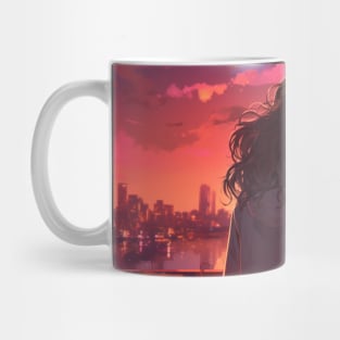 Lofi Girl Sunset DJ Set Mug